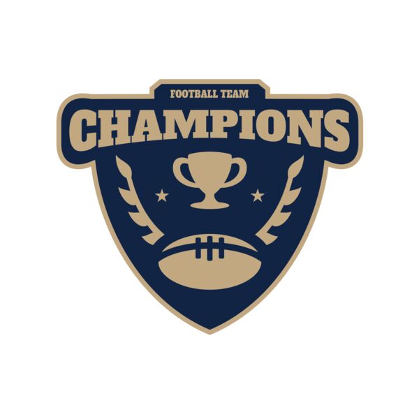 Champions Football Team logo template Thumbnail